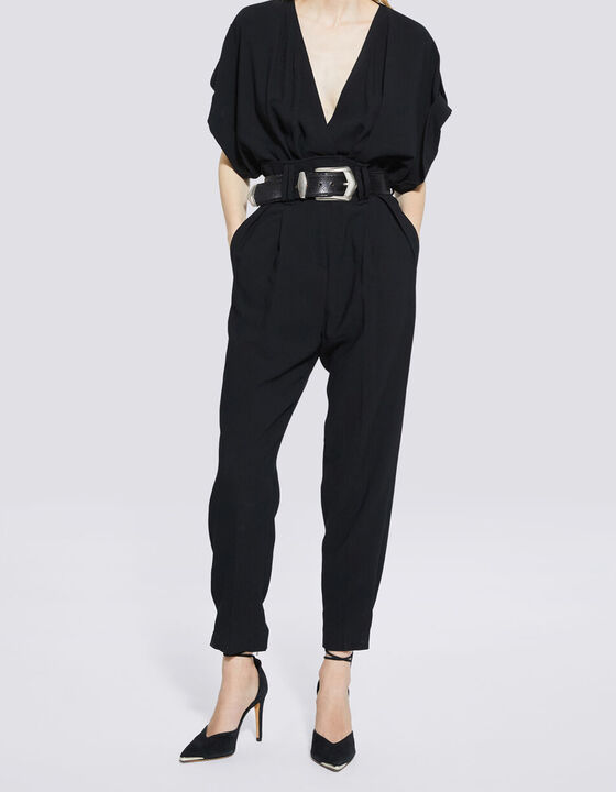 CASPIAN RELAXED V NECK JUMPSUIT